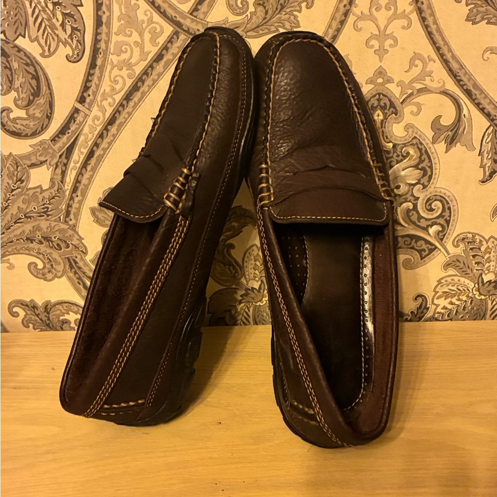 LL Bean Brown Leather Loafers